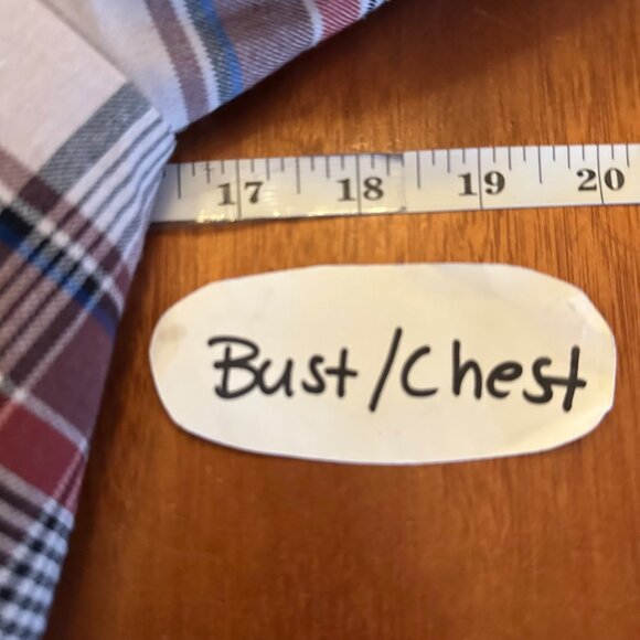 Vero Moda Womens Plaid Blazer Jacket With Ruched Sleeves Button Closure & Black - Picture 6 of 9